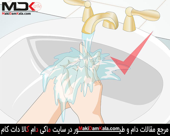 دستان خود را قبل از دست زدن به تخم مرغ ها بشویید